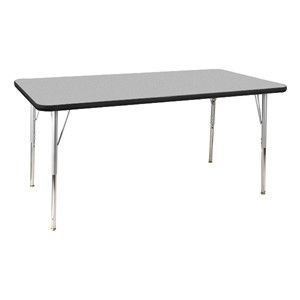 Photo 1 of ***USED - NO LEGS - TABLETOP ONLY - NO PACKAGING - SEE PICTURES***
Regency Rectangular Table Top, Reversible, Grey/Wood Color, Plastic Black Edge