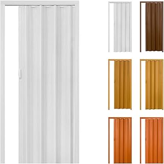 Photo 1 of ***DAMAGED - CUT - UNABLE TO VERIFY FUNCTIONALITY***
Home Accordion Closet Door Interior,Accordion Sliding Door,Interior Folding Door,PVC Trimmable Bifold Doors,Retractable Multifold Compact Doors for Room,Office White 36in*80in (White, 36in*80in)
