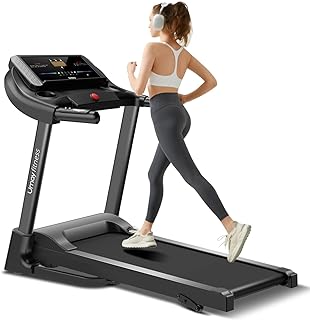 Photo 1 of **NONREFUNDABLE**FOR PARTS OR REPAIR**SEE NOTES**
UMAY Fitness Home Auto Folding 3 Level Incline Treadmill with Pulse Sensors, 3.0 HP Quiet Brushless, 8.7 MPH, 300 lbs Capacity, Black
