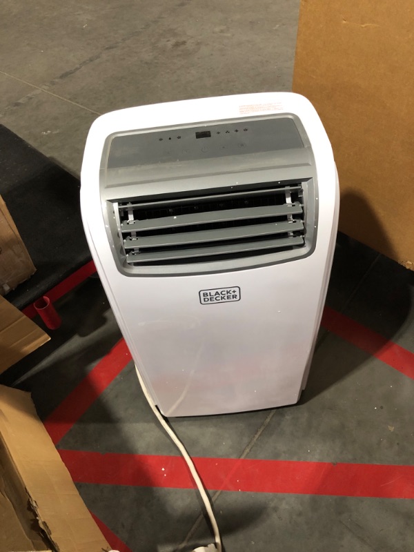 Photo 2 of **Parts Only** BLACK+DECKER 12,000 BTU Portable Air Conditioner up to 550 Sq.Ft. with Remote Control, White