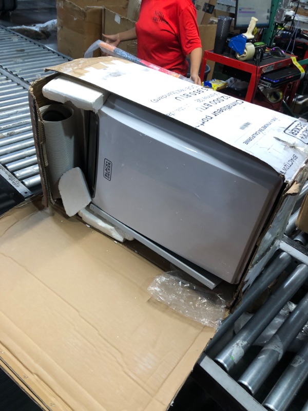 Photo 5 of **Parts Only** BLACK+DECKER 12,000 BTU Portable Air Conditioner up to 550 Sq.Ft. with Remote Control, White