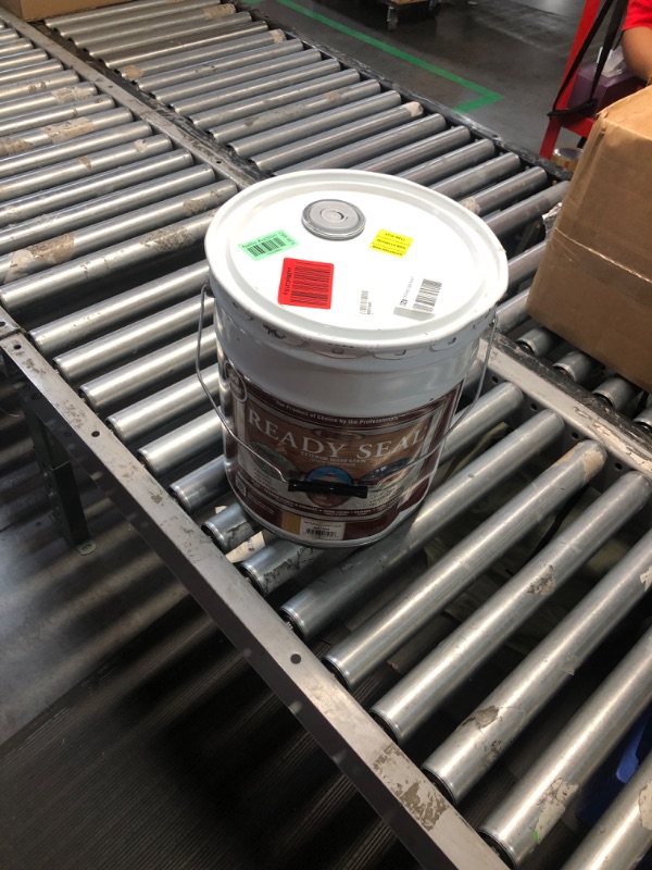 Photo 1 of ***NON REFUNDABLE*** Ready Seal 505 Exterior Stain and Sealer for Wood, 5-Gallon, Light Oak
