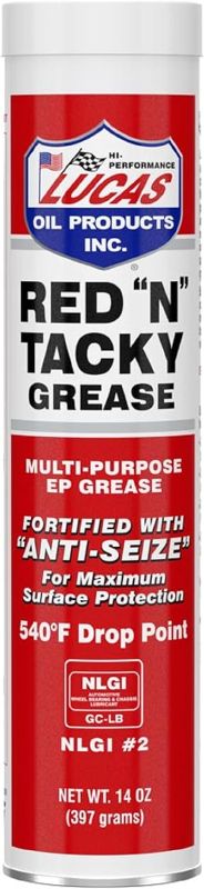 Photo 1 of ***NON REFUNDABLE****THREE PACK BUNDLE** Lucas Oil 10005 Red 'N' Tacky Grease - 14 Ounce