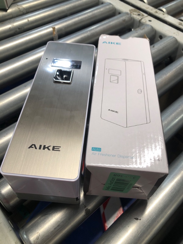 Photo 2 of AIKE Automatic Air Freshener Spray Dispenser For Glade Wall-mount and Countertop D Battery Powered Brushed Finish AK1801