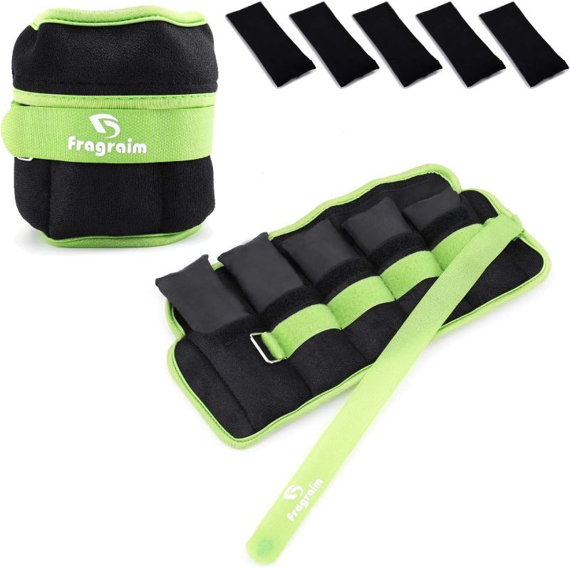 Photo 1 of 
Adjustable Ankle Weights 1-3/4/5/6/8/10/12/15/20 LBS Pair with Removable Weight for Jogging, Gymnastics, Aerobics, Physical Therapy