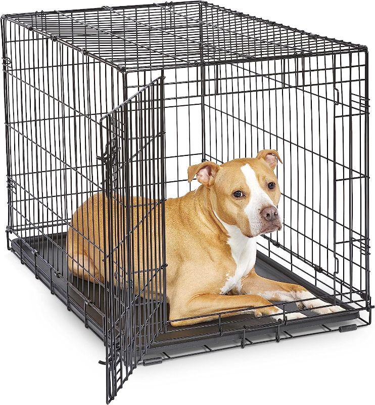 Photo 1 of 
New World Newly Enhanced Single New World Dog Crate, Includes Leak-Proof Pan, Floor Protecting Feet, & New Patented Features, 36 Inch