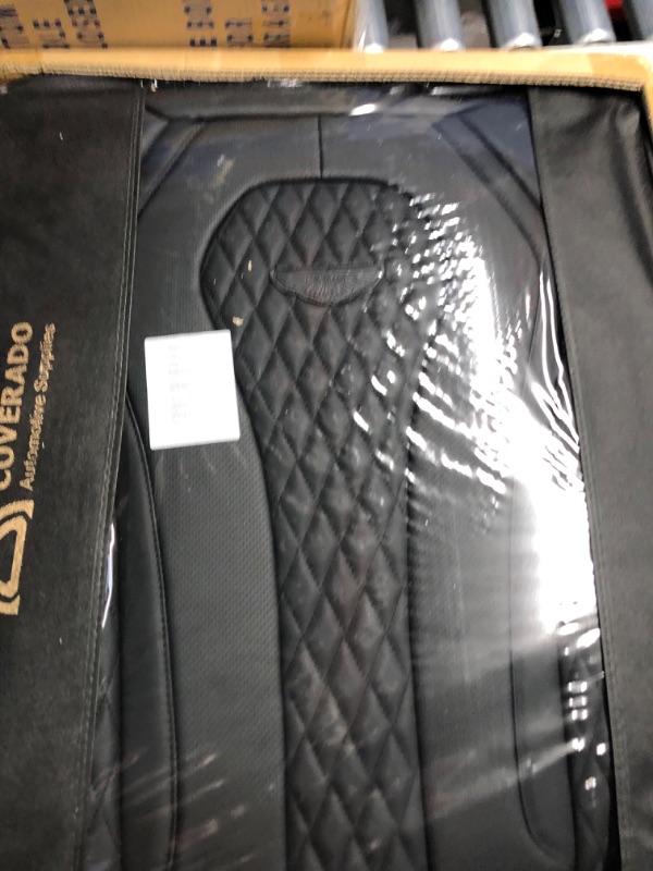 Photo 3 of 
LUCKYMAN CLUB 2 Front Tacoma Seat Covers Custom Fit 2016-2023 Tacoma Crew Cab and Extended Cab (Black 2 pcs)