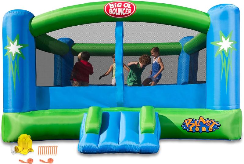 Photo 1 of 
Blast Zone Big Ol Bouncer - 15x12 Inflatable Bounce House with Blower - Huge - Premium Quality - Great For Events - Holds 6 Kids