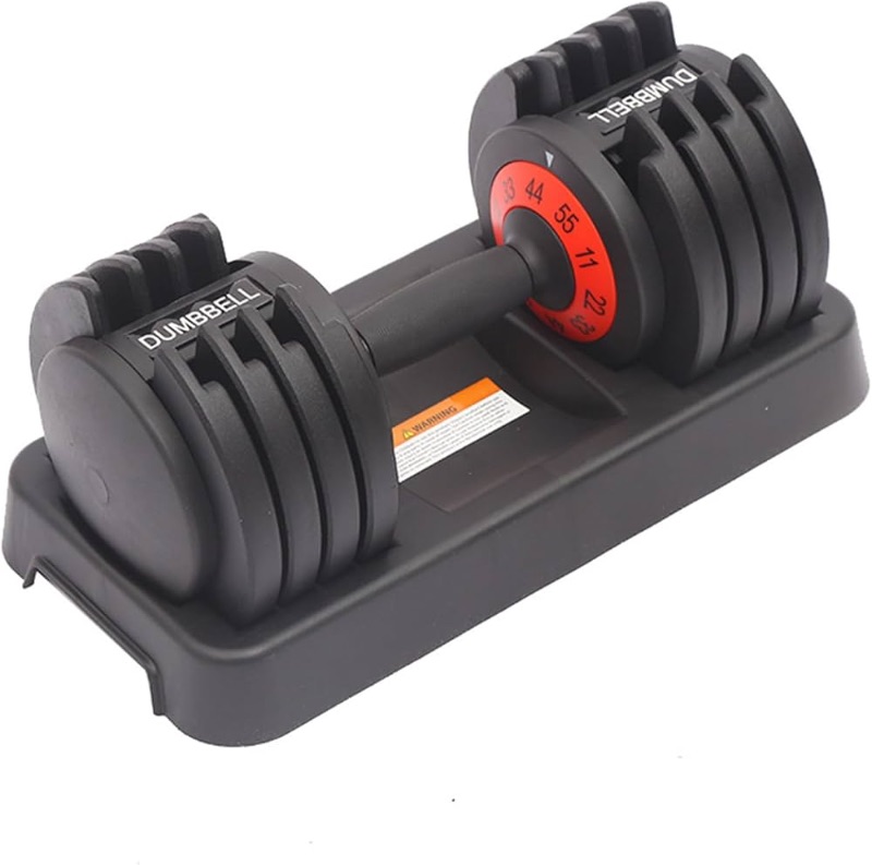 Photo 1 of 
Dumbbell Weights 55LB 5 In 1 Single Adjustable Dumbbell for Men and Women Multiweight Options Dumbbell with Anti-Slip Nylon Handle Fast Adjust Weight Suitable for Full Body Workouts at Home Gym