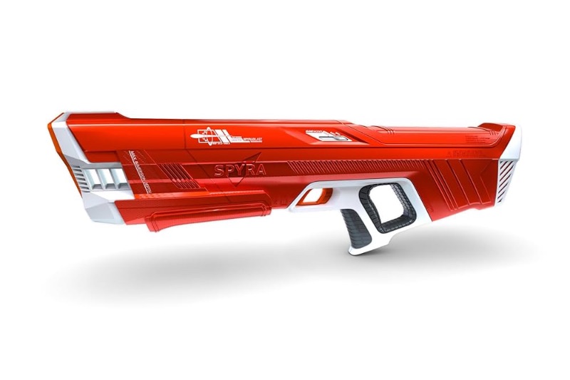 Photo 1 of (READ FULL POST) SpyraThree™ Water Blaster - Powerful Electric Water Squirt Gun, Auto Reload, 3 Game Modes, LED Shot & Battery Display, 50FT Range - Premium Summer Beach Pool Toy (Red)