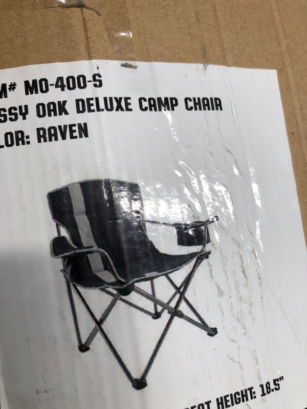 Photo 2 of ***STOCK PHOTO REFERENCE ONLY***
Mossy Oak Heavy Duty Folding Camping Chairs, Lawn Chair