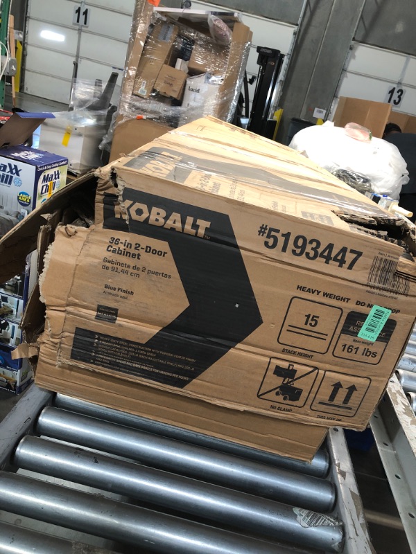 Photo 4 of *****(PARTS ONLY/ NONFUNCTIONAL/ NO RETURNS OR REFUNDS)***
Kobalt 36-in W x 72-in H x 18.5-in D Freestanding Steel Garage Cabinet in Blue
Item #5193447 |

Model #19187 ***PARTS ONLY***