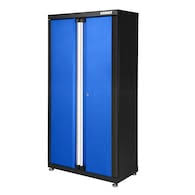 Photo 1 of *****(PARTS ONLY/ NONFUNCTIONAL/ NO RETURNS OR REFUNDS)***
Kobalt 36-in W x 72-in H x 18.5-in D Freestanding Steel Garage Cabinet in Blue
Item #5193447 |

Model #19187 ***PARTS ONLY***