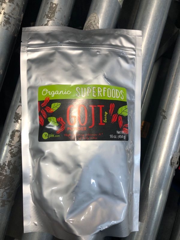 Photo 2 of ***(EXP: 02/03/25)NONREFUNDABLE***Yupik Organic Goji Powder, 1 lb, Non-GMO, Vegan, Gluten-Free, Pack of 1 1 Pound (Pack of 1)