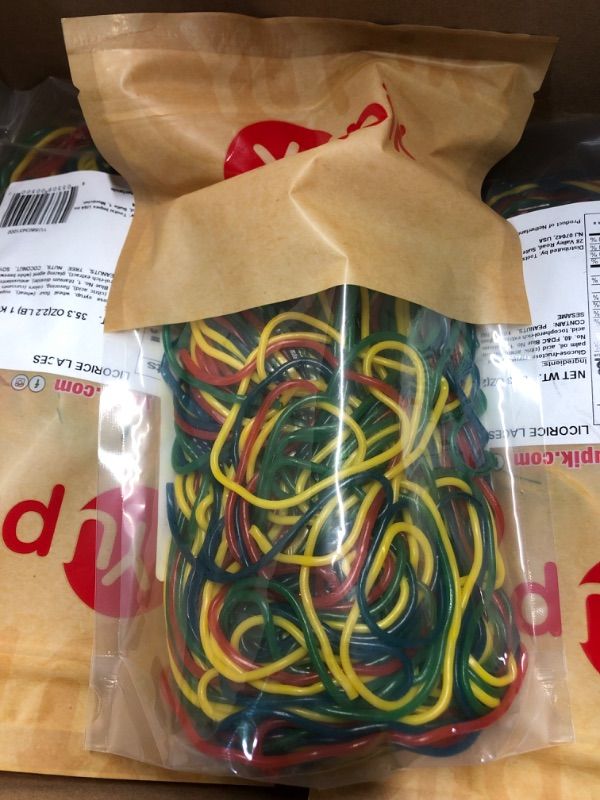 Photo 2 of ***(EXP: 01/30/25 )NONREFUNDABLE***Yupik Licorice Laces, Classic Candy, 2.2 lb, Pack of 1 2.2 Pound (Pack of 1)