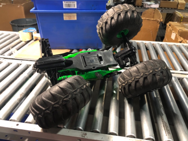 Photo 2 of ***MAJOR DAMAGE - SEE COMMENTS***
Monster Jam, Official Mega Grave Digger All-Terrain Remote Control Monster Truck, Over 2 Ft. Tall, 1:6 Scale, Kids Toys for Boys and Girls Ages 4-6+