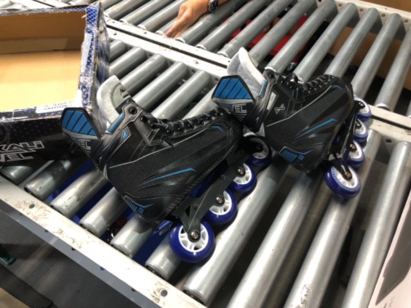 Photo 4 of ***USED - DIRTY***
Alkali Revel 6 Senior Inline Hockey Skates Black/Blue 9.0