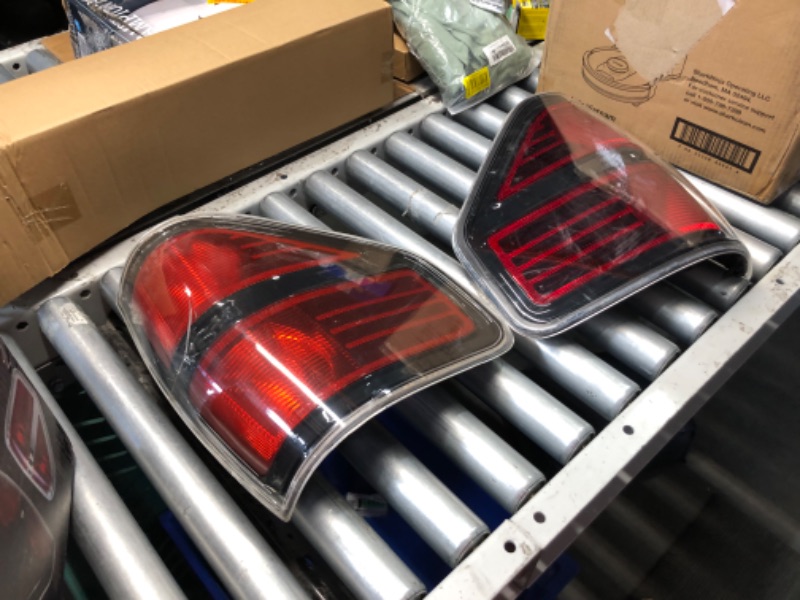 Photo 8 of ***DAMAGED - SCRATCHED CRACKED - SEE PICTURES - UNABLE TO VERIFY FUNCTIONALITY***
OKLPF Rear Brake Tail Light Compatible With 2009 2010 2011 2012 2013 2014 Ford F-150,Replacement Red Taillight Assembly Red Smoked TailLight,Includes A Luxurious Box(Driver 