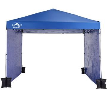 Photo 1 of (READ FULL POST) Yoli Malibu EasyLift 100 10' x 10' Straight Leg Instant Canopy Value Pack
