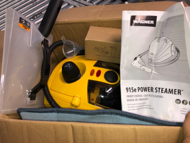 Photo 2 of [READ NOTES]
Wagner Spraytech 0282014 915e On-Demand Steam Cleaner & Wallpaper Removal, Multipurpose Power Steamer, 18 Attachments Included (Some Pieces Included in Storage Compartment) For Floor 915 Steam Cleaner