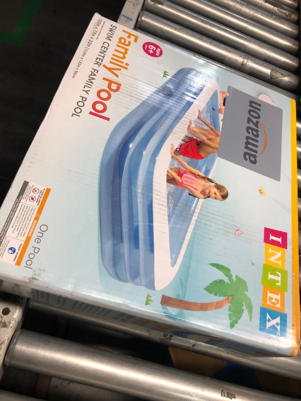 Photo 2 of ***FACTORY SEALED***
INTEX 58484EP Swim Center Inflatable Family Pool: 277 Gallon Capacity – 120" x 72" x 22" – Blue Blue 120" x 72" x 22"