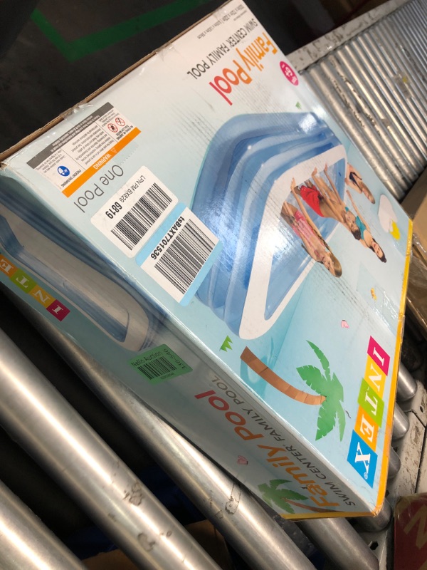 Photo 3 of ***FACTORY SEALED***
INTEX 58484EP Swim Center Inflatable Family Pool: 277 Gallon Capacity – 120" x 72" x 22" – Blue Blue 120" x 72" x 22"