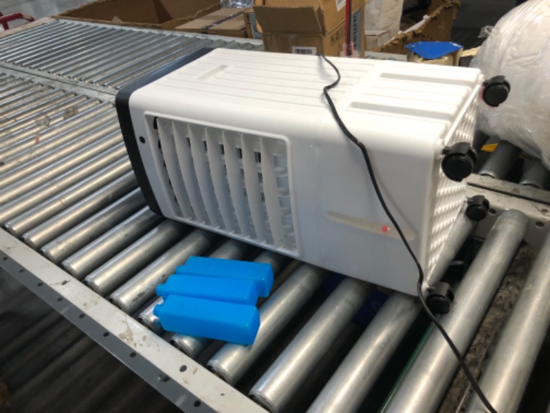 Photo 5 of ***USED - MISSING PARTS - SEE COMMENTS***
Portable Air Conditioners, 2024 New Quiet Swamp Cooler with 8 Liter Water Tank, Remote Control, 3 Speeds, 70° Oscillation, Fast Cool Air Conditioner Portable for Room, Bedroom and Office?6 Ice Packs?