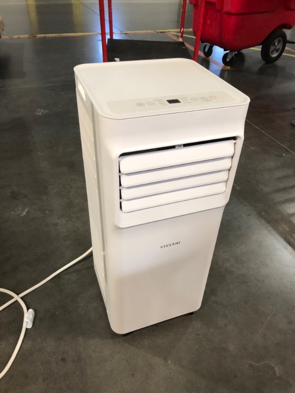 Photo 7 of ***USED - DAMAGED - SEE COMMENTS***
5,000 BTU 115-Volt Portable Air Conditioner for 150 sq. ft. Rooms with Dehumidifier and Remote in White