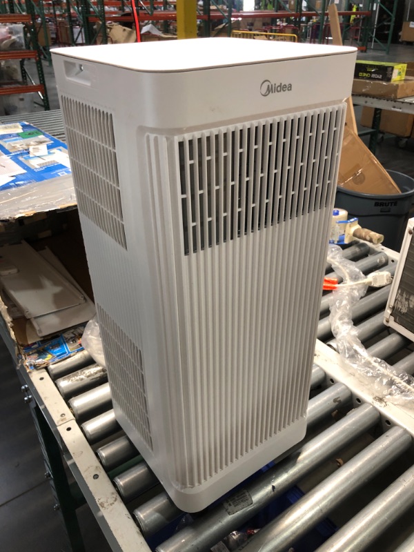 Photo 2 of (READ FULL POST) Midea 10,000 BTU ASHRAE (7,100 BTU SACC) Portable Air Conditioner Smart Control, Cools up to 300 Sq. Ft., with Dehumidifier & Fan mode, Easy- to-use Remote Control & Window Installation Kit Included
