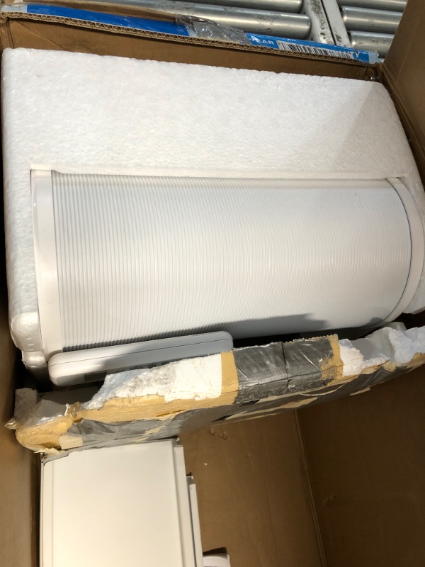 Photo 1 of (READ FULL POST) Midea 10,000 BTU ASHRAE (7,100 BTU SACC) Portable Air Conditioner Smart Control, Cools up to 300 Sq. Ft., with Dehumidifier & Fan mode, Easy- to-use Remote Control & Window Installation Kit Included
