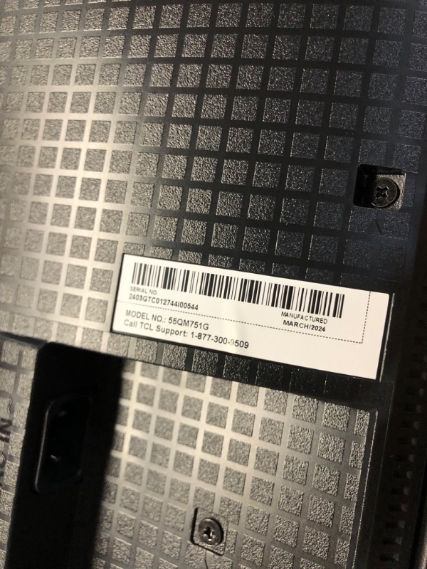 Photo 3 of ***(MINOR DAMAGE/ SEE NOTES) ***
TCL 55-Inch QM7 QLED 4K Smart QD-Mini LED TV with Google TV (55QM751G, 2024 Model) Dolby Vision IQ, Dolby Atmos, HDR, Game Accelerator up to 240Hz, Voice Remote, Works with Alexa, Streaming Television 55 inches