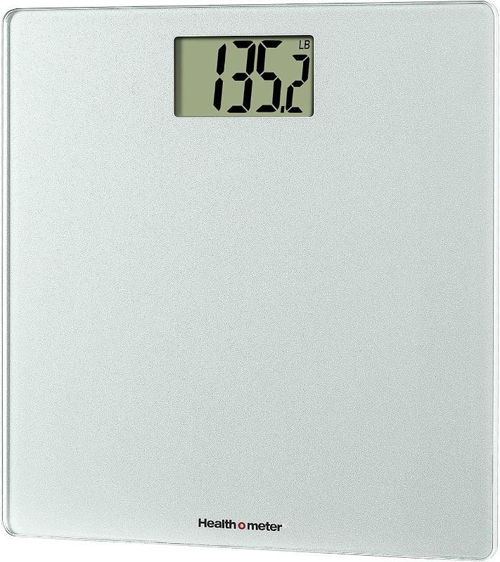 Photo 1 of (READ FULL POST) Health o Meter Glass Weight Tracking Digital Scale for Body Weight, Bathroom Scale, 2 Users, Accuracy & Precision, LCD Display, 400 lbs Capacity, Battery Included