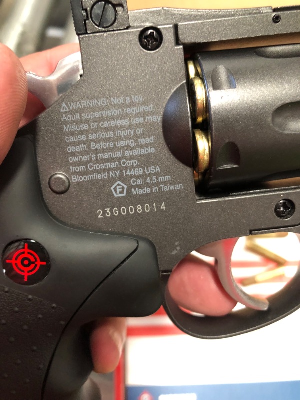 Photo 3 of Crosman SNR357 Snub Nose .177-Caliber Pellet/ BB CO2-Powered Revolver
