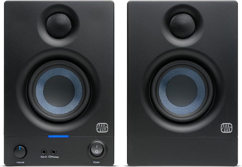 Photo 1 of PreSonus Eris 3.5 Studio Monitors, Pair — Powered, Active Monitor Speakers for Near Field Music Production, Desktop Computer, Hi-Fi Audio
