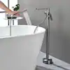 Photo 1 of 
UKISHIRO
Kafir Singe-Handle Floor Mount Freestanding Bathtub Faucet Filer with Hand Shower in Brushed Nickel