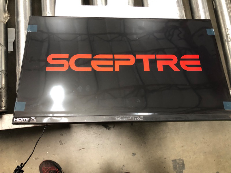 Photo 1 of Sceptre 22 Inch LED Monitor 1080p 75Hz 99% sRGB Build-in Speakers HDMI x2 VGA, Machine Black

