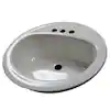 Photo 1 of Bootz Industries
Laurel Round Drop-In Bathroom Sink in White