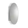 Photo 1 of 
Croydex
Tay 18 in. W x 26 in. H Single Door Oval Silver Stainless Steel Surface Mount Bathroom Medicine Cabinet with Mirror