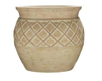 Photo 1 of ***USED - LIKELY MISSING PARTS - UNABLE TO VERIFY FUNCITONALITY***
allen + roth Round 15-in W x 12.5-in H Off-white Mixed/Composite Traditional Indoor/Outdoor Planter
