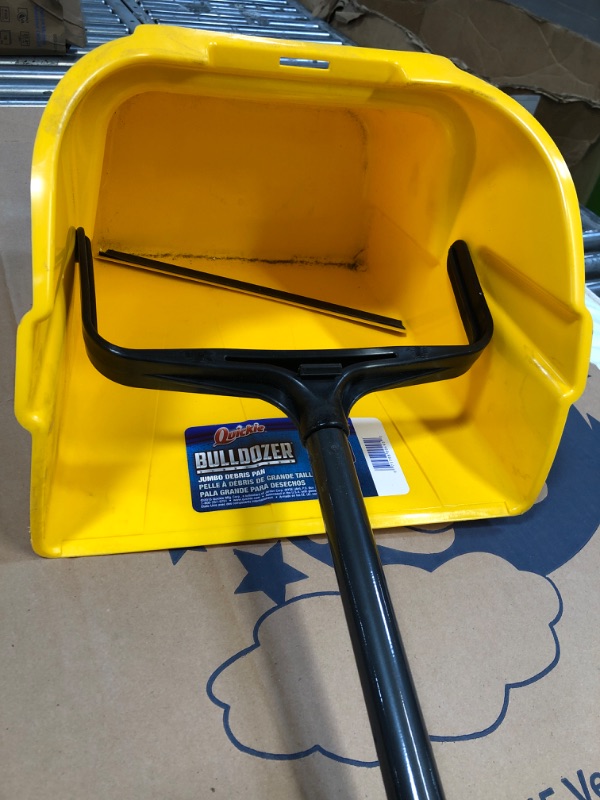Photo 1 of Quickie Debris Dustpan with Handle, Jumbo Debris Pan