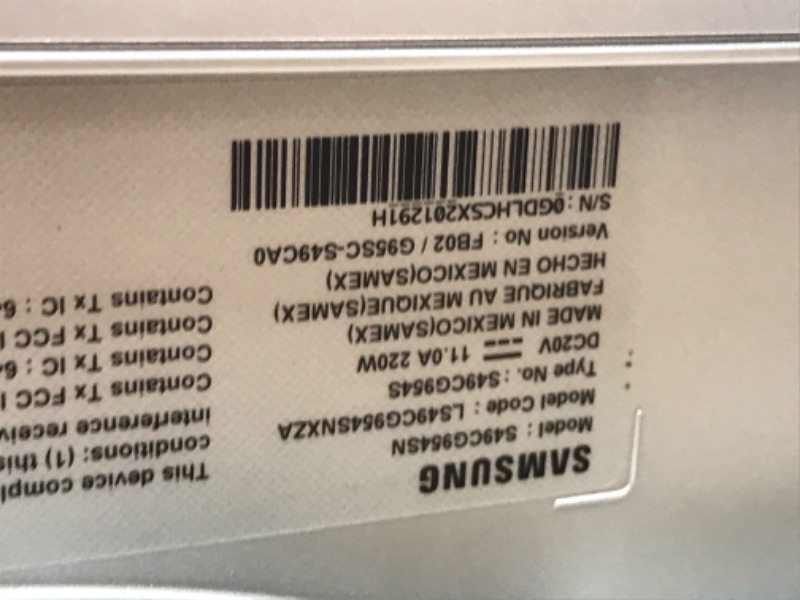 Photo 5 of SAMSUNG 49" Odyssey OLED G9 (G95SC) Series Curved Smart Gaming Monitor, 240Hz, 0.03ms, G-Sync Compatible, Dual QHD, Neo Quantum Processor Pro, LS49CG954SNXZA, 2023