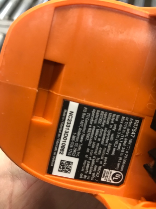 Photo 1 of 18V SubCompact Brushless 3 in. Multi-Material Saw