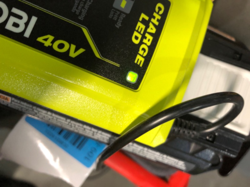 Photo 8 of ***USED - BATTERY POWERS ON AND CHARGES - UNABLE TO TEST FURTHER - SEE PICTURES***
40V 10 in. Cordless Battery Pole Saw with 2.0 Ah Battery and Charger