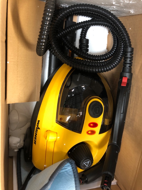 Photo 1 of see notes** Wagner Spraytech 0282014 915e On-Demand Steam Cleaner & Wallpaper Removal, Multipurpose Power Steamer, 18 Attachments Included (Some Pieces Included in Storage Compartment) 915 Steam