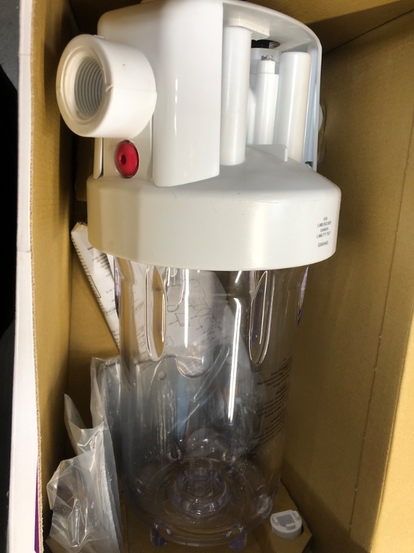 Photo 2 of GE Water Filter System for Entire Home | Premium Water Filtration System Reduces Sediment, Rust & More | Install Kit & Accessories Included | Replace Filters (FXHTC, FXHSC) Every 3 Months | GXWH40L