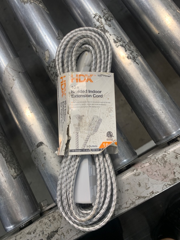 Photo 1 of 10ft braided indoor extension cord 