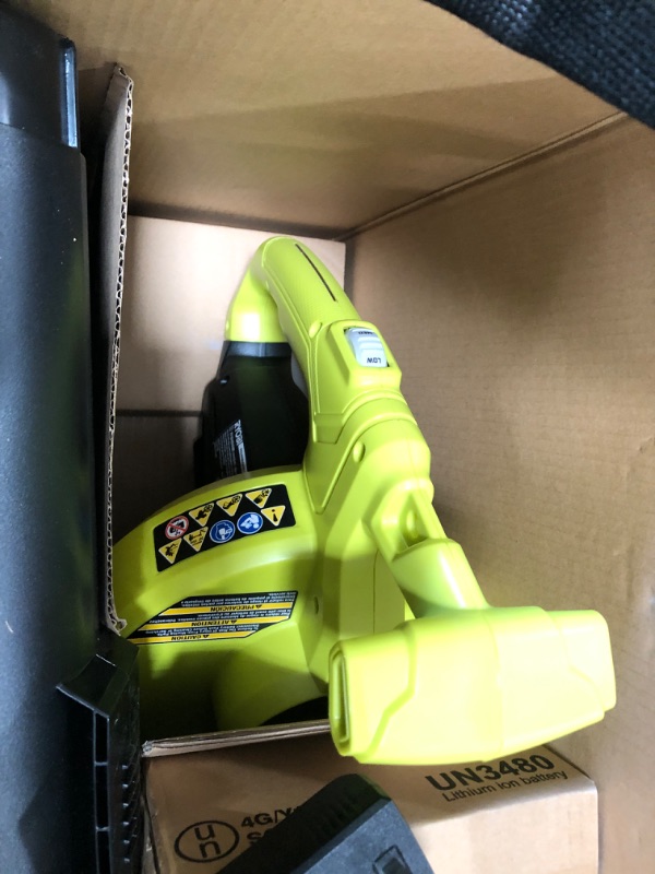 Photo 3 of RYOBI 40V Vac Attack Cordless Leaf Vacuum/Mulcher with 5.0 Ah Battery and Charger