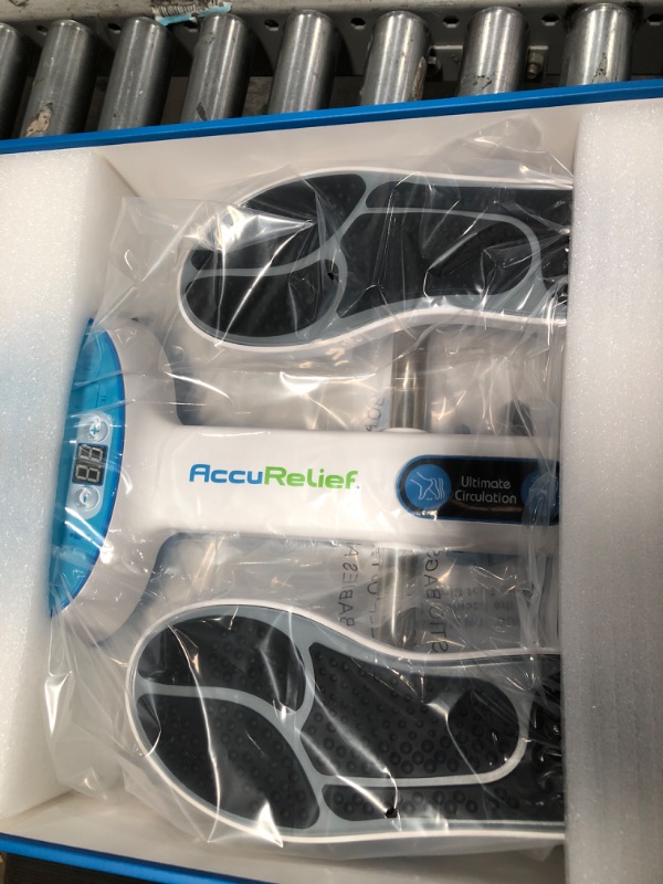 Photo 2 of AccuRelief Ultimate Foot Circulator with Remote - EMS Muscle Stimulator - for Pain Relief, Increase Blood Circulation and to Reduce Swelling Legs and Feet,Multicolor,ACRL-5500