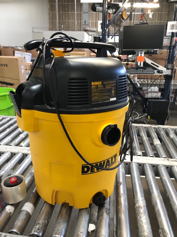 Photo 2 of ***SEE NOTES***
DEWALT Stealthsonic Quiet 12-Gallons 5.5-HP Corded Wet/Dry Shop Vacuum with Accessories Included
