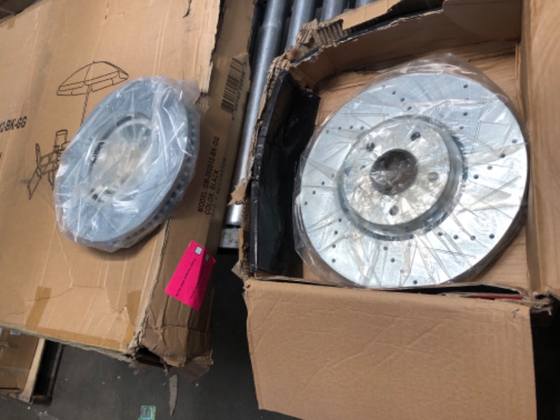 Photo 1 of A-Premium 12.99 inch(330 mm) Rear Drilled and Slotted Disc Brake Rotors